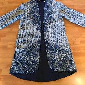 ✔️SOLD ✔️Soft Surroundings Blue Quilted Jacket